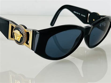 versace mod 480/h col 852|Gianni Versace 1996 Unisex Vintage Gold Medusa Sunglasses .